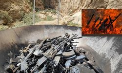 PKK’nin yaktığı silahların muhafazası belirlendi
