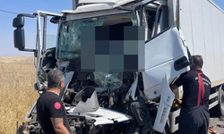 Diyarbakır’da tır kamyona çarptı, sürücü hayatını kaybetti