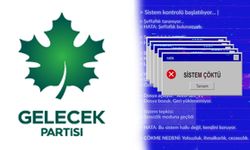 Gelecek Partisi'nden "Sistem Çöktü" kampanyası