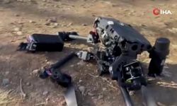 Kaçak elektrik denetimi yapan drone keleşle vuruldu