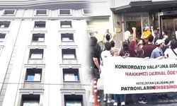 Otel önünde işçi protestosu: Patron sıcak su döktü
