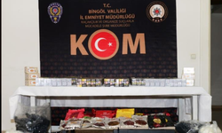 Bingöl’de gümrük kaçağı sigara ve tütün mamulleri ele geçirildi