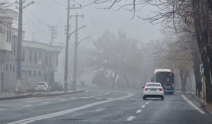 Diyarbakır'da 5 günlük sis etkili olmaya devam ediyor, uçak seferleri iptal edildi