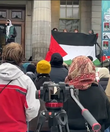 Kanada Filistin'e destek gösteri düzenledi