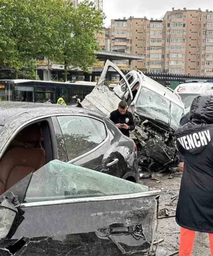 Beşiktaş'ta korkunç zincirleme kaza