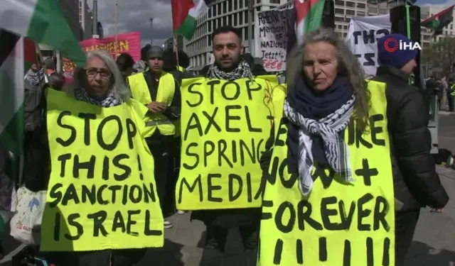 Berlin'de İsrail'e ve Almanya'ya tepki