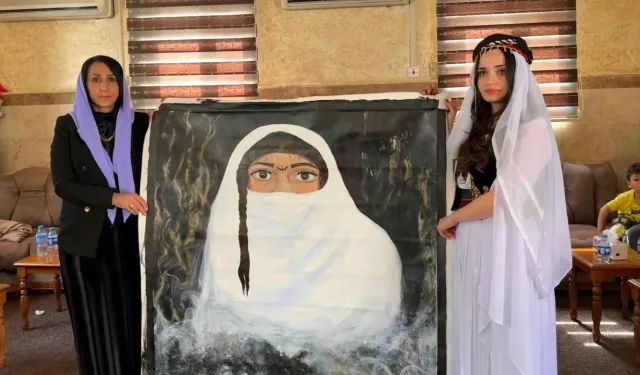 The convergence of Yazidi culture with art: Melis Doğan exhibition!