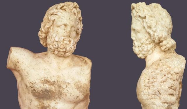 Aspendos'ta Roma dönemine ait heykeller bulundu
