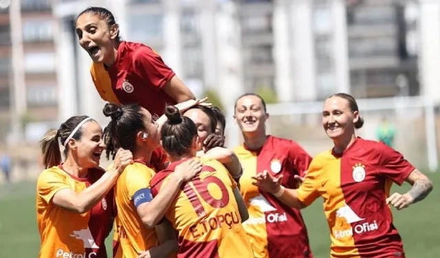 Kadınlar Süper Ligi'nde şampiyon Galatasaray!