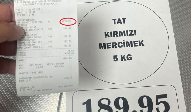 Diyarbakır’da market alışverişinde etiket fiyatı şoku