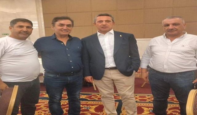 Amedspor Başkanı Aziz Elaldı, Ali Koç ile görüştü