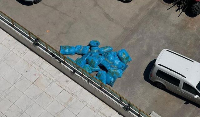 Diyarbakır’da iş yerine baskın: 296 kilo skunk bulundu