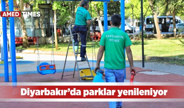 Diyarbakır’da parklar yenileniyor