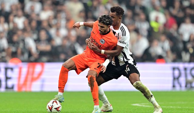 Beşiktaş, Avrupa Ligi'nde Frankfurt’a 3-1 mağlup oldu