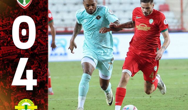 Amedspor farklı yenildi: 4-0