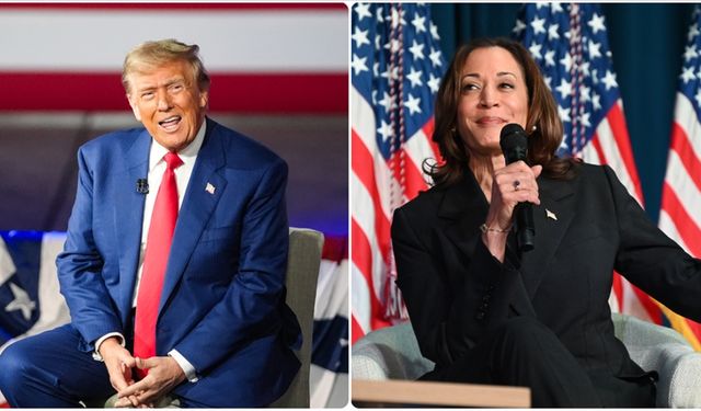 ABD başkanlık seçimlerinde Trump, Harris'in önünde