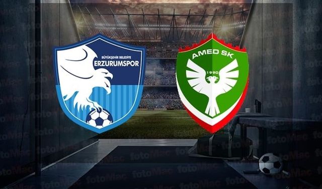 Erzurumspor – Amedspor karşılaşması ne zaman ve hangi kanalda? Tüm maç bilgileri