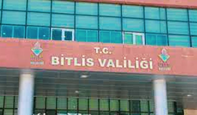 Bitlis Valiliği'nden gösteri ve yürüyüş yasağı