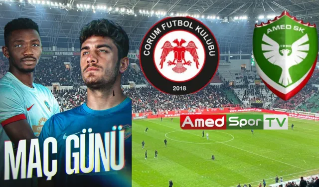 Amedspor - Çorum FK maçı heyecanı başladı