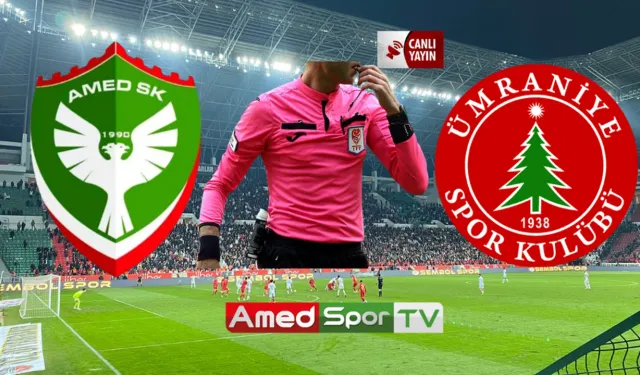 Amedspor-Ümraniyespor maçı ne zaman, saat kaçta, hakemi kim? İşte detaylar