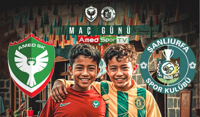 Amedspor - Şanlıurfaspor maçında geri sayım: Tüm detaylar!