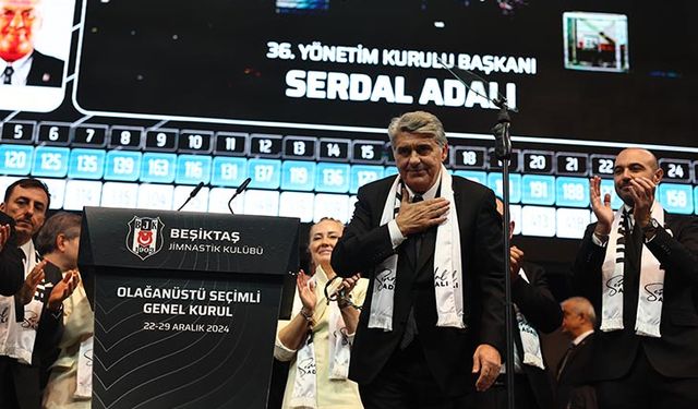 Beşiktaş’ın yeni başkanı Serdal Adalı oldu