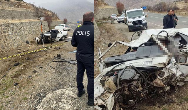 Elazığ'da trafik kazası: 1 kişi hayatını kaybetti