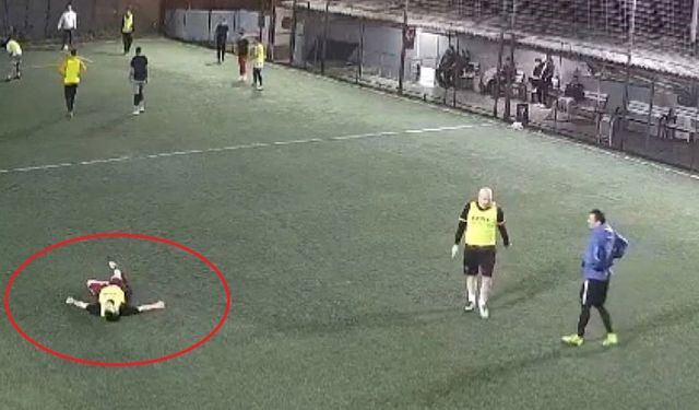 Maç esnasında fenalaşan genç, hayatını kaybetti! O anlar kamerada
