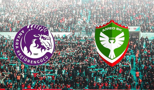 Amedspor, Keçiörengücü ile 13. randevusuna çıkıyor
