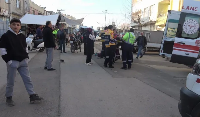Urfa’da motosiklet yayaya çarptı: 3 yaralı