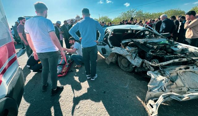 Şanlıurfa'da trafik kazası: 2'si ağır 5 kişi yaralandı