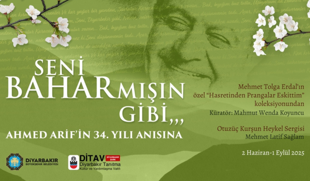 Diyarbakır’da Ahmed Arif için anlamlı etkinlikler düzenlenecek