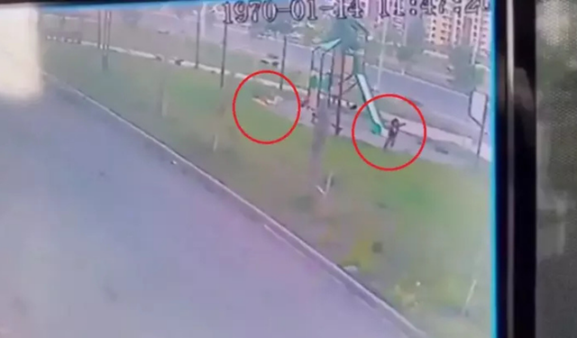 Diyarbakır’da sokak köpeği kız çocuğunu kovaladı, güvenlik görevlisi kurtardı