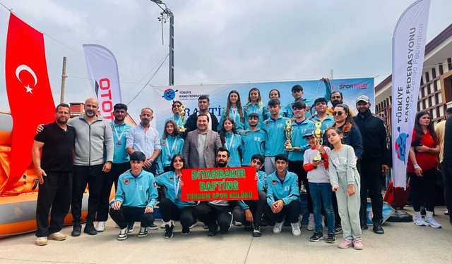 Diyarbakır’ın rafting takımı Türkiye’de zirvede!