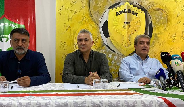 Amedspor'un yeni teknik direktörü iddialı: “Şampiyonluk kutlayacağız”