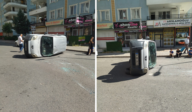 Diyarbakır’da kaza! Çarpan araç sürücüsü olay yerinden kaçtı