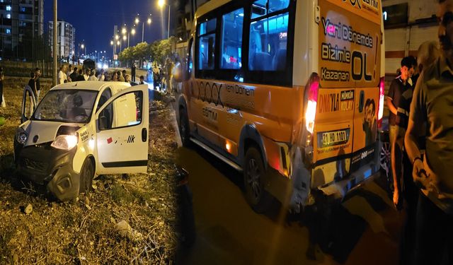 Diyarbakır'da ticari araç, Minibüse çarptı: Çok sayıda yaralı var