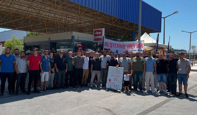 Grevdeki işçiler, bayramda direnişlerini sürdürüyor