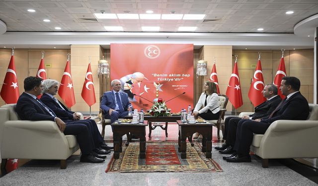 MHP ve DEM Parti bayramlaşmasında "barış ve kardeşlik" vurgusu