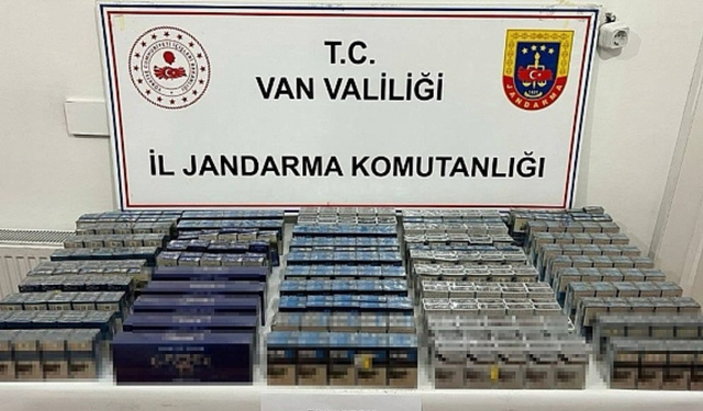 Van’da kaçak sigara operasyonu: 2 gözaltı