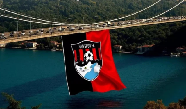 Vanspor bayrağı Fatih Sultan Mehmet Köprüsü’nde dalgalanacak