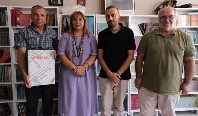 DFG'den Evrensel gazetesine dayanışma ziyareti