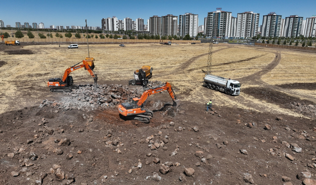 Diyarbakır Mezopotamya Kent Parkı’nda çalışmalar sürüyor