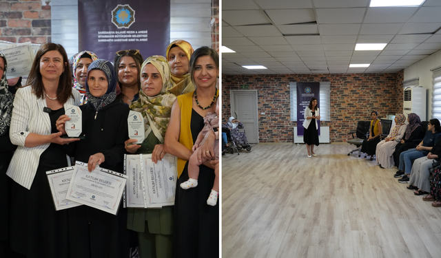 Diyarbakır’da 33 kadın teknik eğitim sertifikalarını aldı