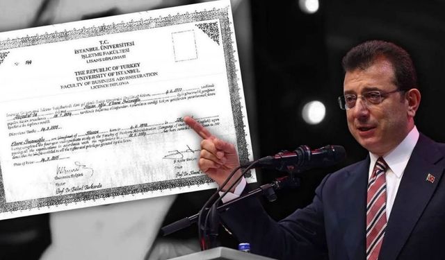 Ekrem İmamoğlu'nun diploması YÖKSİS'ten silindi