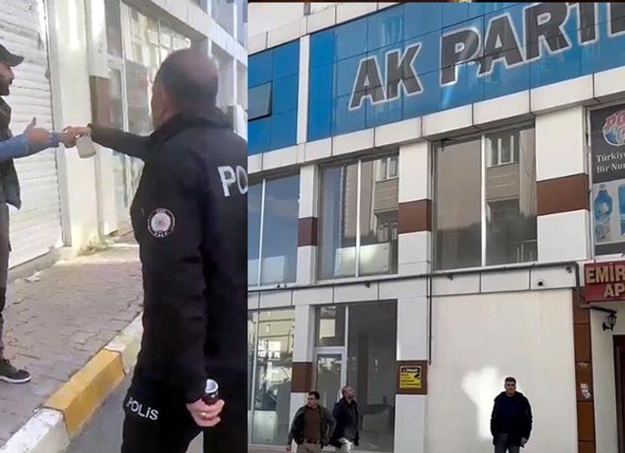 Iğdır'da AK Parti binasına saldıran kişi akıl hastanesine sevk edildi