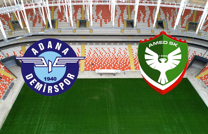 Adana Demirspor - Amedspor maç detayları
