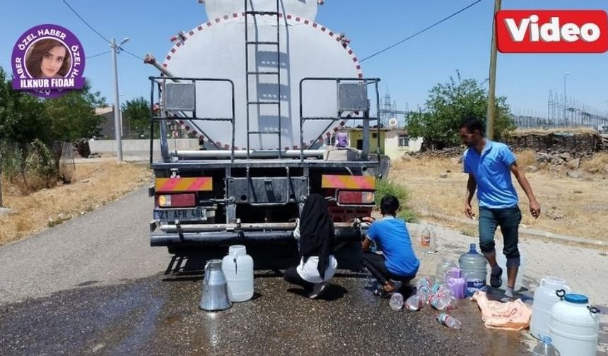 Diyarbakır’da bir mahallede aylardır su yok: Resmen 90'lı yıllara geri döndük