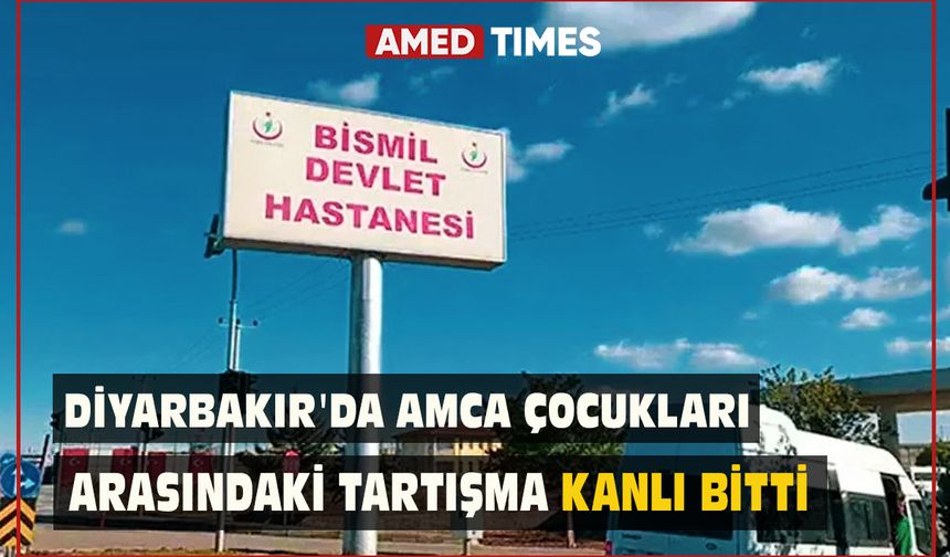 Diyarbakır'da amca çocukları arasındaki tartışma kanlı bitti