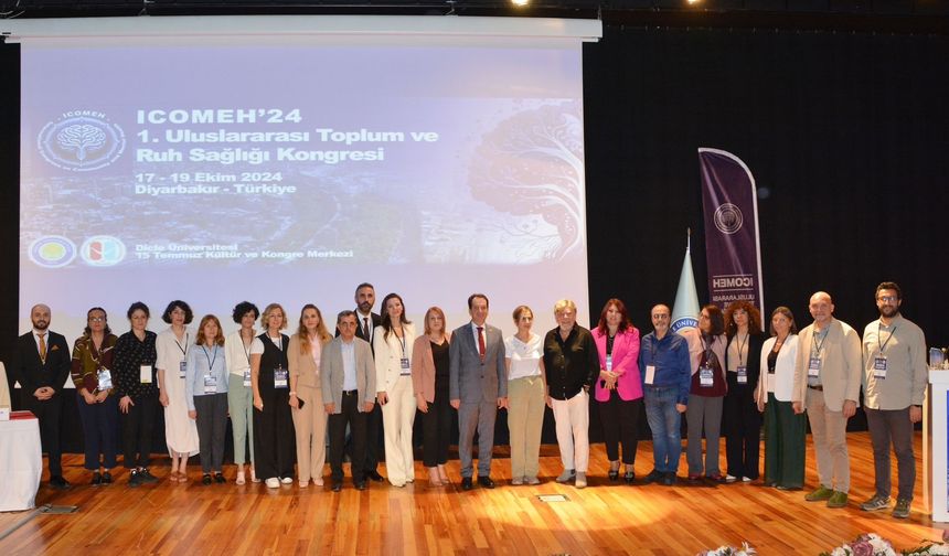 Dicle Üniversitesi'nde I. Uluslararası Toplum ve Ruh Sağlığı Kongresi başladı